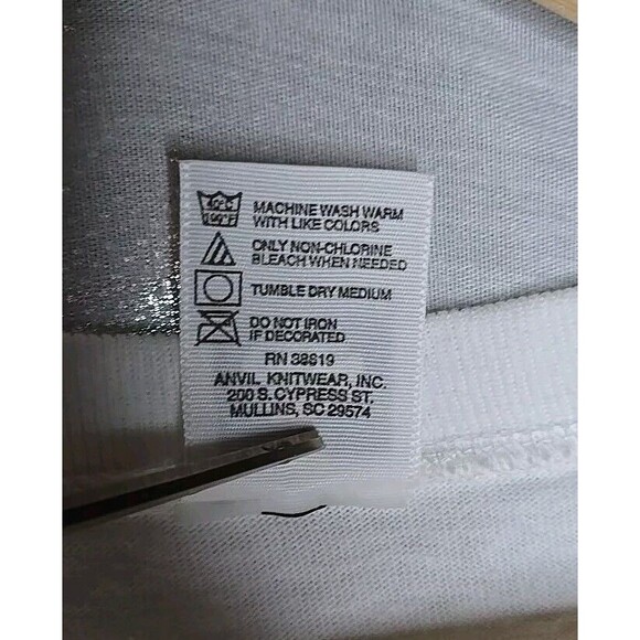 Cotton Deluxe Long Sleeve T Shirt - Sz XL Cotton, Made In The USA, US Cellular - Picture 7 of 10